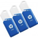 PNY x755w Triple Pack unidad flash USB 64 GB USB tipo A 3.2 Gen 1 (3.1 Gen 1) Azul, Blanco