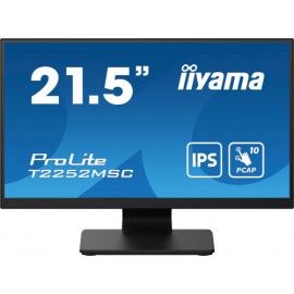 iiyama ProLite T2252MSC-B2 pantalla para PC 54,6 cm (21.5) 1920 x 1080 Pixeles Full HD LCD Pantalla táctil Negro