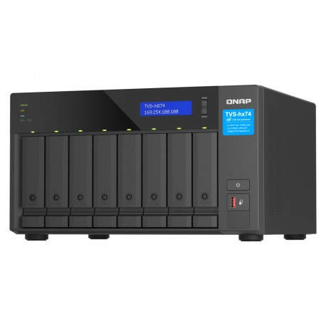 QNAP TVS-h874 NAS Torre Ethernet Negro