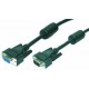 CABLE VGA M-H 5M HD DB15 EXTENSOR LOGILINK NEGRO