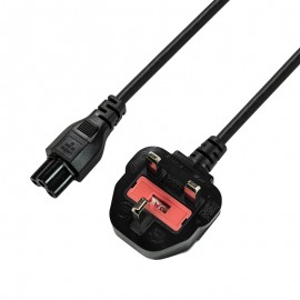 LogiLink CP120 cable de transmisión Negro 1,8 m BS 1363 C5 acoplador