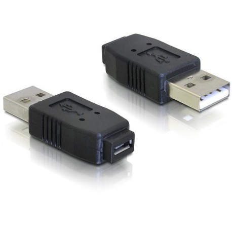 DeLOCK Adapter USB micro-A+B female to USB2.0-A male 65029