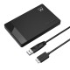 Ewent EW7049 caja para disco duro externo Carcasa de disco duro/SSD Negro 2.5''