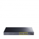 SWITCH CUDY 16-PORT GIGABIT POE+SWITCH WITH 2 GIGABIT SFP PORTS 200W