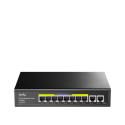 SWITCH CUDY 8-PORT GB POE+SWITCH 2 GB UPLINK PORTS 120W