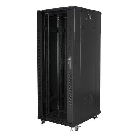 Lanberg FF01-6832-12B armario rack 32U Rack o bastidor independiente Negro