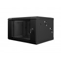 Lanberg WF02-6606-10B armario rack 6U Bastidor de pared Negro