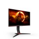 AOC G2 Q24G2A/BK pantalla para PC 60,5 cm (23.8'') 2560 x 1440 Pixeles Negro, Rojo
