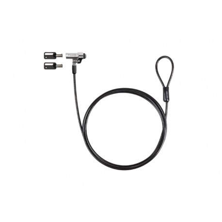 CABLE LOCK DE SEGURIDAD TIPO NANO CON LLAVE PARA PORTATILES 1.5M GRIS TOOQ