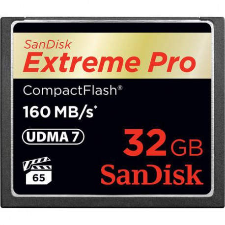 Sandisk 32GB Extreme Pro CF 160MB/s SDCFXPS-032G-X46