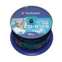Verbatim CD-R AZO Wide Inkjet Printable - ID Branded 43309