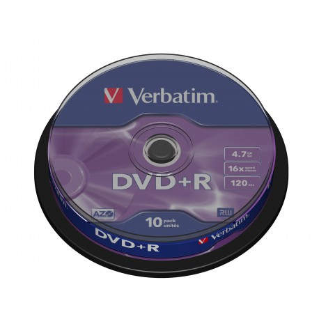 Verbatim DVD+R Matt Silver 43498