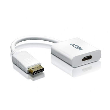 Aten DisplayPort/HDMI DisplayPort Male HDMI Type A female Blanco