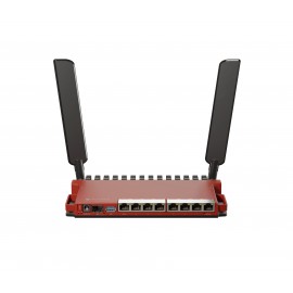 Mikrotik L009UiGS-2HaxD-IN router inalámbrico Gigabit Ethernet Banda única (2,4 GHz) Rojo