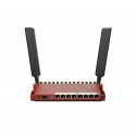 Mikrotik L009UiGS-2HaxD-IN router inalámbrico Gigabit Ethernet Banda única (2,4 GHz) Rojo