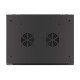 Lanberg WF01-6406-00B armario rack 6U Bastidor de pared Negro