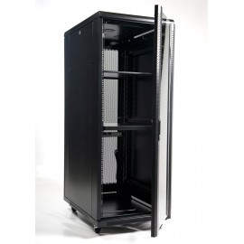 Monolyth ARMARIO DE SUELO RACK 19'' 47U 800x1000 PUERTA DE CRISTAL Rack o bastidor independiente Negro