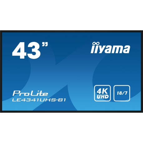 iiyama LE4341UHS-B1 pantalla de señalización Pantalla plana para señalización digital