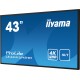 iiyama LE4341UHS-B1 pantalla de señalización Pantalla plana para señalización digital