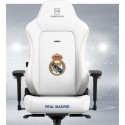 noblechairs Hero Real Madrid Edition Silla para videojuegos de PC Asiento acolchado tapizado Blanco