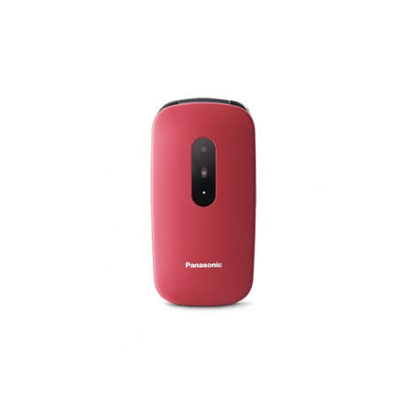 Panasonic KX-TU446 6,1 cm (2.4'') 110 g Rojo Teléfono para personas mayores