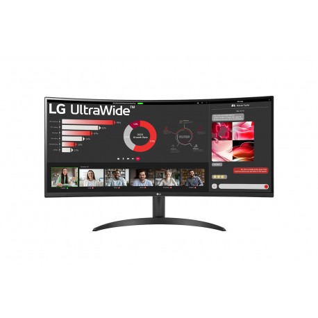 LG 34WR50QC-B pantalla para PC 86,4 cm (34'') 3440 x 1440 Pixeles UltraWide Quad HD LCD Negro