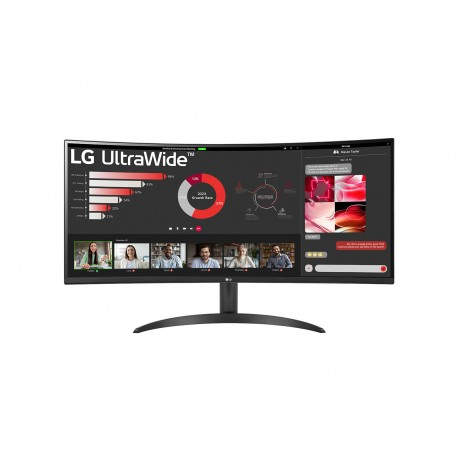 LG 34WR50QC-B pantalla para PC 86,4 cm (34'') 3440 x 1440 Pixeles UltraWide Quad HD LCD Negro