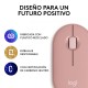 Logitech Pebble 2 M350s ratón Ambidextro RF Wireless + Bluetooth Óptico 4000 DPI