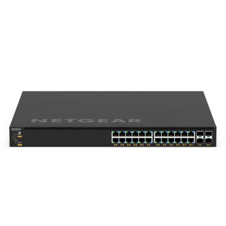 NETGEAR GSM4328-100AJS Gestionado L3 Gigabit Ethernet (10/100/1000) Energía sobre Ethernet (PoE) 1U Negro