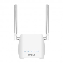 Strong 300M router inalámbrico Ethernet rápido Banda única (2,4 GHz) 4G Blanco