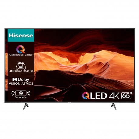 Hisense 65E7KQ PRO Televisor 165,1 cm (65'') 4K Ultra HD Smart TV Wifi Gris