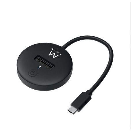 Ewent EW7013 base de conexión para disco duro USB 3.2 Gen 2 (3.1 Gen 2) Type-C
