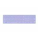 Rapoo E9800M teclado Bluetooth QWERTY Púrpura