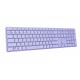 Rapoo E9800M teclado Bluetooth QWERTY Púrpura