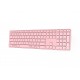 Rapoo E9800M teclado Bluetooth QWERTY Rosa