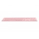 Rapoo E9800M teclado Bluetooth QWERTY Rosa