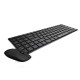 Rapoo 9300M teclado Ratón incluido Bluetooth QWERTY Inglés Negro