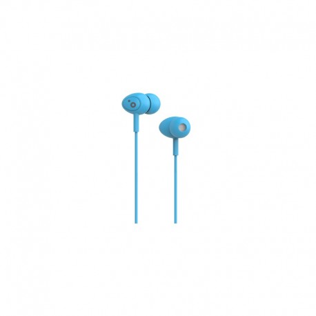 Sunstech POPSBL auricular y casco Auriculares Alámbrico Dentro de oído Música Azul