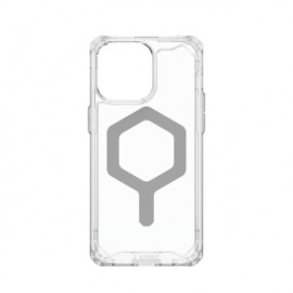 Urban Armor Gear Plyo Magsafe funda para teléfono móvil 17 cm (6.7'') Plata, Transparente