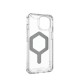 Urban Armor Gear Plyo Magsafe funda para teléfono móvil 15,5 cm (6.1'') Plata, Transparente