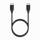 AISENS Cable HDMI V2.0 CCS Premium Alta Velocidad / Hec 4K@60Hz 18Gbps, A/M-A/M, Negro, 1.0m