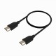 AISENS Cable HDMI V2.0 CCS Premium Alta Velocidad / Hec 4K@60Hz 18Gbps, A/M-A/M, Negro, 0.5m