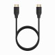 AISENS Cable HDMI V2.0 Premium Alta Velocidad / Hec 4K@60Hz 18Gbps, A/M-A/M, Negro, 1.0m