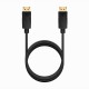 AISENS Cable DISPLAYPORT V1.2 CCS 4K@60Hz, DP/M-DP/M, Negro, 5.0m
