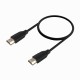 AISENS Cable HDMI V2.0 Premium Alta Velocidad / Hec 4K@60Hz 18Gbps, A/M-A/M, Negro, 0.5m