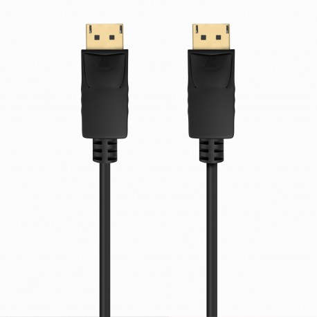 AISENS Cable DISPLAYPORT V1.2 CCS 4K@60Hz, DP/M-DP/M, Negro, 0.5m