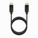 AISENS Cable DISPLAYPORT V1.2 CCS 4K@60Hz, DP/M-DP/M, Negro, 2.0m
