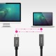 Nanocable Cable Prolongador USB-C 3.2 Gen2x2 20Gbps 3A, 4K/60Hz, USB-C/M-USB-C/H, Negro, 0.5 m