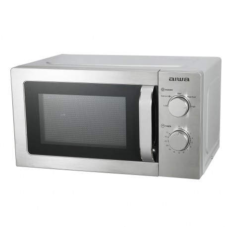 Aiwa MW-200SL microondas Encimera Solo microondas 20 L 700 W Plata, Acero inoxidable
