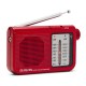 Aiwa RS-55RD radio Personal Analógica Rojo
